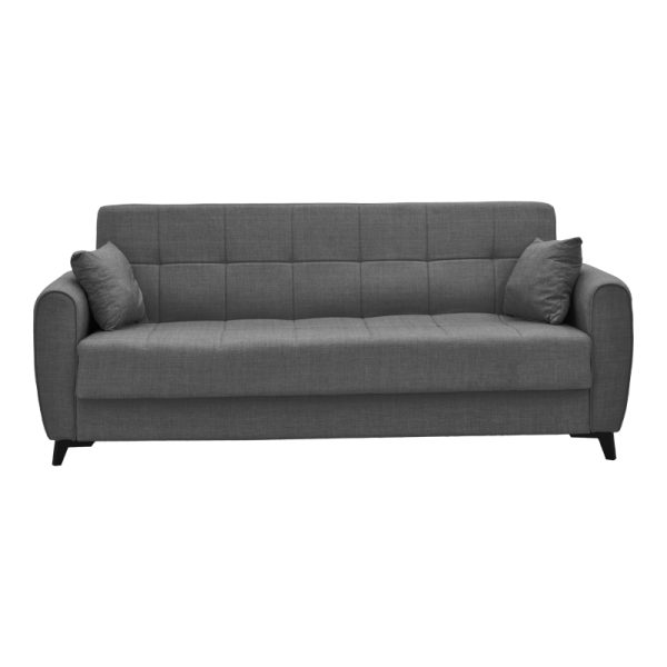 328 000039 2 Living room set 2 pieces Lincoln pakoworld fabric in anthracite shadeIndoor furniture > Sofas