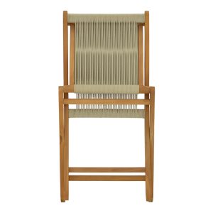 340 000037 4 Dining table 7pcs.Banou-Colen pakoworld teak wood in natural shade Φ150x75cmOutdoor furniture > Garden food table
