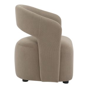 350 000019 3 Armchair Lemouton pakoworld fabric in gray-beige shade 69.5x66x80cmIndoor furniture > Living room armchairs