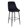 357 000017 Hush stackable pakoworld pp chair in dark grey color 50x57x81cmIndoor furniture > Chairs