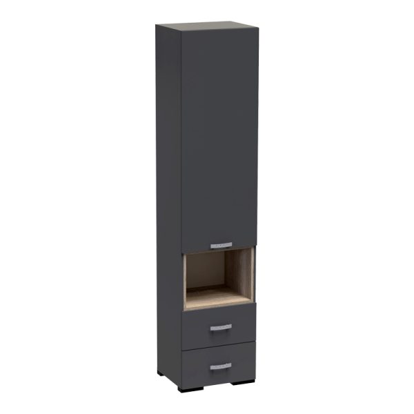 361 000022 Display-column Toscana pakoworld in anthracite shade 50x42x222.5cmIndoor furniture > Showcases