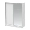 361 000051 Letto pakoworld column wardrobe in oak - matt white shade 50.2x34.3x195cmIndoor furniture > Wardrobes