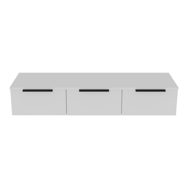 361 000077 2 Console with 3 drawers Doha pakoworld in white color 120x39x22cmIndoor furniture > Drawers-consoles