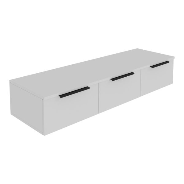 361 000077 Console with 3 drawers Doha pakoworld in white color 120x39x22cmIndoor furniture > Drawers-consoles