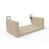 361 000081 Wall shelf Derva pakoworld in grey cement color 30x15x10cmIndoor furniture > Wall shelves