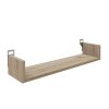 361 000083 Wall shelf Derva pakoworld in oak color 30x15x10cmIndoor furniture > Wall shelves