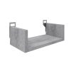 361 000084 Wall shelf Derva pakoworld in white color 60x15x10cmIndoor furniture > Wall shelves