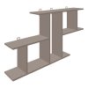 361 000090 Wall shelf Vertoura pakoworld in oak color 116x18.5x60cmIndoor furniture > Wall shelves