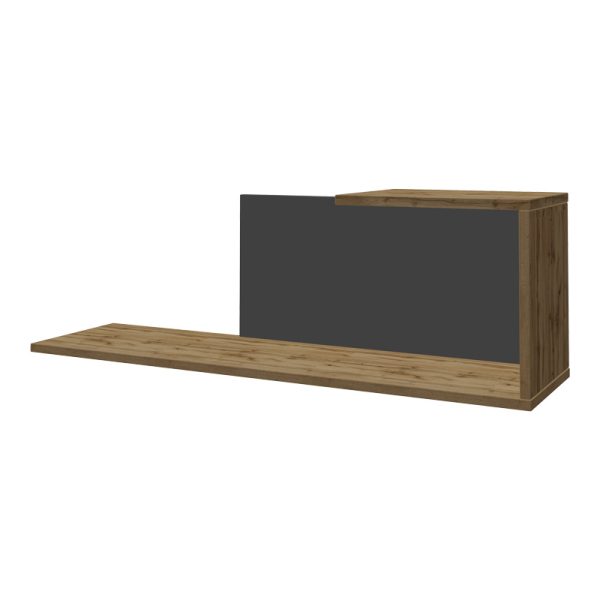 361 000099 4 Living room complex Poelfy pakoworld in dark grey-oak color 170x37.5x42cmIndoor furniture > Living room sets