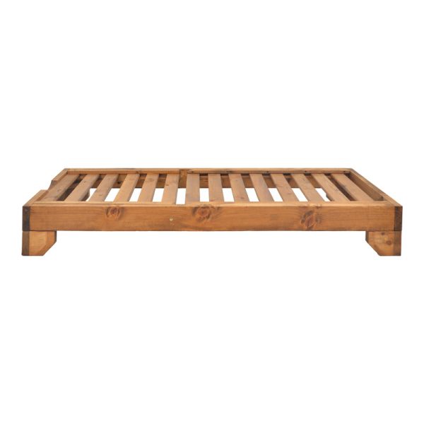 363 000012 2 Sunlounger Zalka pakoworld L1 in walnut color 66x197x28cmOutdoor furniture > Sunbeds