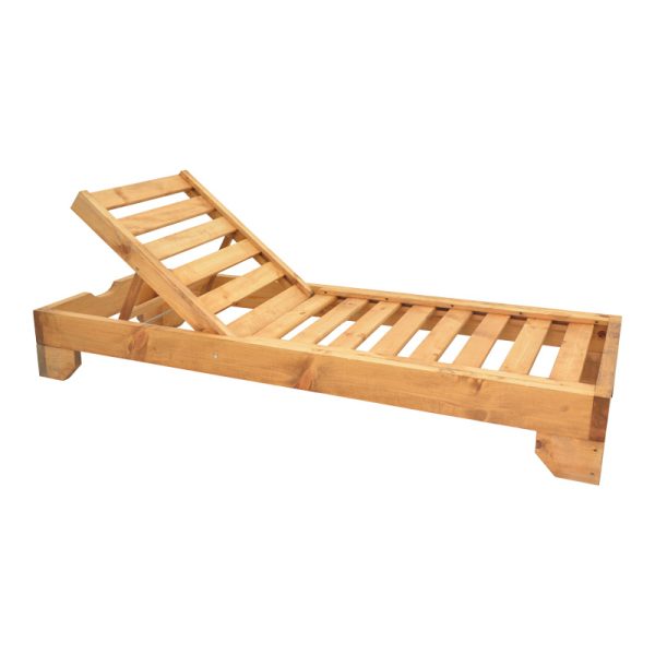 363 000013 Sunlounger Zalka pakoworld L1 in natural color 66x197x28cmOutdoor furniture > Sunbeds