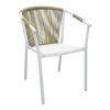 373 000001 Chair Crafted pakoworld PP color dark blue - aluminium legOutdoor furniture > Garden chair