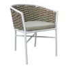 373 000007 Table Albero pakoworld champagne color metal D60x70cmOutdoor furniture > Garden dining sets