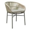 373 000010 Lyere pakoworld swing nest with grey metal base with grey pe rattan 120x108x195cmOutdoor furniture > Gardens swings
