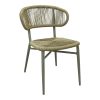 373 000012 Cungo pakoworld swing nest with black metal base - beige pe rattan with black cushions 125x105x195cmOutdoor furniture > Gardens swings