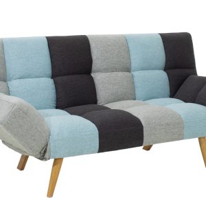 024 000005 2 Sofa-bed 3-seater Freddo pakoworld with colorful fabric 182x81x84cmIndoor furniture > Sofas-bed