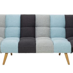 024 000005 3 Sofa-bed 3-seater Freddo pakoworld with colorful fabric 182x81x84cmIndoor furniture > Sofas-bed