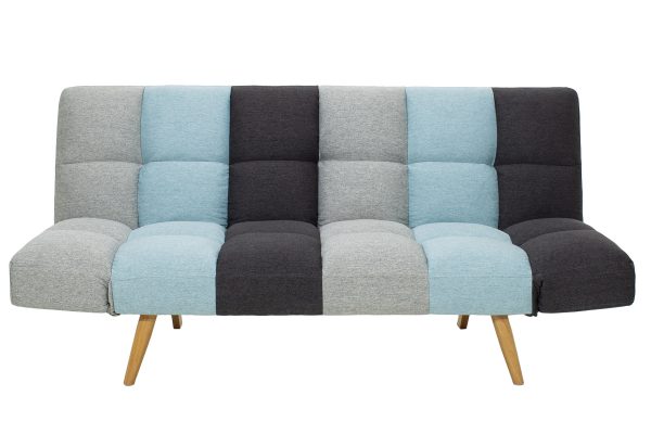 024 000005 3 Sofa-bed 3-seater Freddo pakoworld with colorful fabric 182x81x84cmIndoor furniture > Sofas-bed