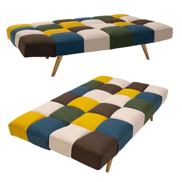 024 000011 2 Sofa-bed 3-seater Freddo pakoworld colorful fabric 182x81x84cmIndoor furniture > Sofas