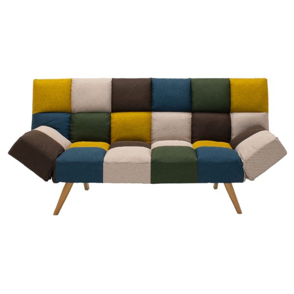 024 000011 4 Sofa-bed 3-seater Freddo pakoworld colorful fabric 182x81x84cmIndoor furniture > Sofas