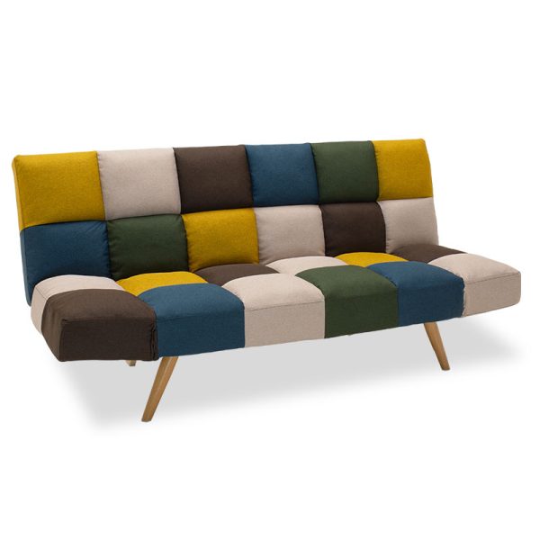 024 000011 Sofa-bed 3-seater Freddo pakoworld colorful fabric 182x81x84cmIndoor furniture > Sofas