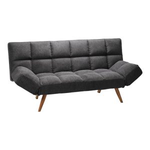 024 000048 2 Sofa - bed 3-seater Freddo pakoworld fabric anthracite 181x81x86cmIndoor furniture > Sofas-bed