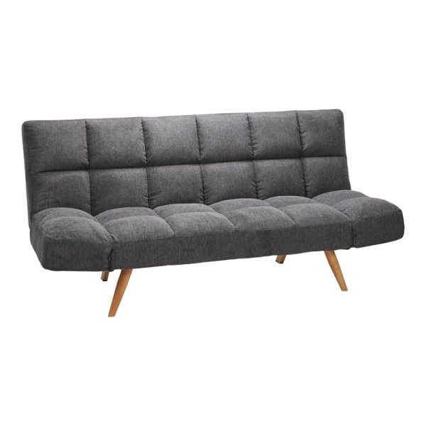 024 000048 Sofa - bed 3-seater Freddo pakoworld fabric anthracite 181x81x86cmIndoor furniture > Sofas-bed