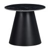 029 000268 Fabrin Inart side table black marble sintered stone-black metalIndoor furniture > Tables auxiliary