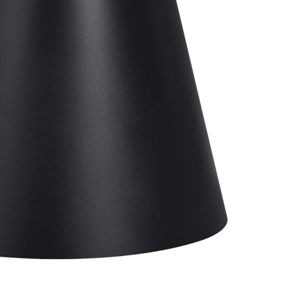 029 000268 2 Fabrin Inart side table black marble sintered stone-black metal D50x46cmIndoor furniture > Tables auxiliary