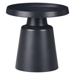 029 000269 Side table Ginoze Inart black metal D50x50cmIndoor furniture > Coffee tables