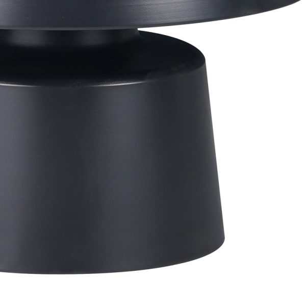 029 000270 2 Coffee table Ginoze Inart black metal D70x40cmIndoor furniture > Tables auxiliary