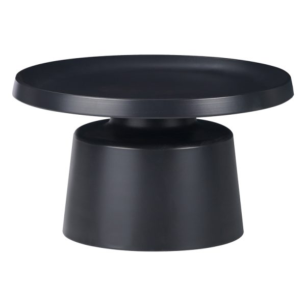 029 000270 Coffee table Ginoze Inart black metal D70x40cmIndoor furniture > Tables auxiliary
