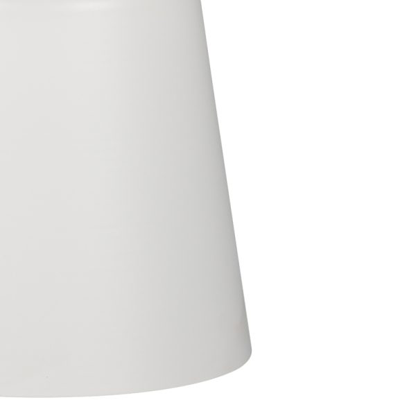 029 000271 2 Side table Ginoze Inart white metal D50x50cmIndoor furniture > Coffee tables