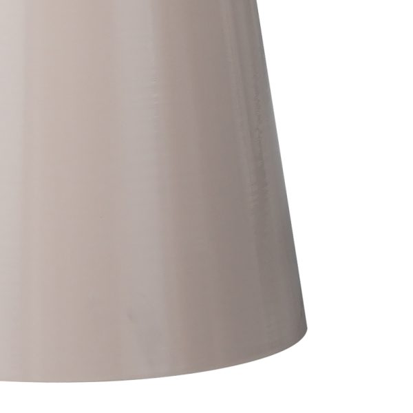 029 000273 2 Side table Ginoze Inart cappuccino metal D50x50cmIndoor furniture > Coffee tables