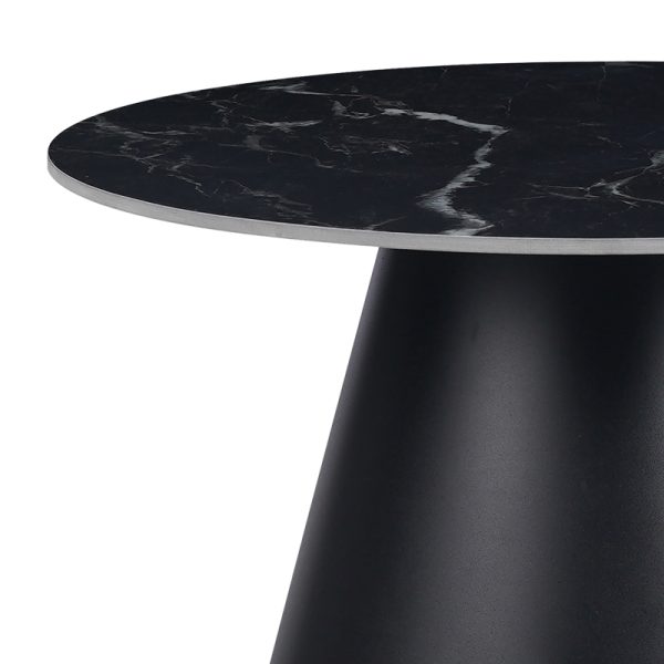 029 000314 2 Fabrin Inart side table black marble sintered stone-black metalIndoor furniture > Tables auxiliary
