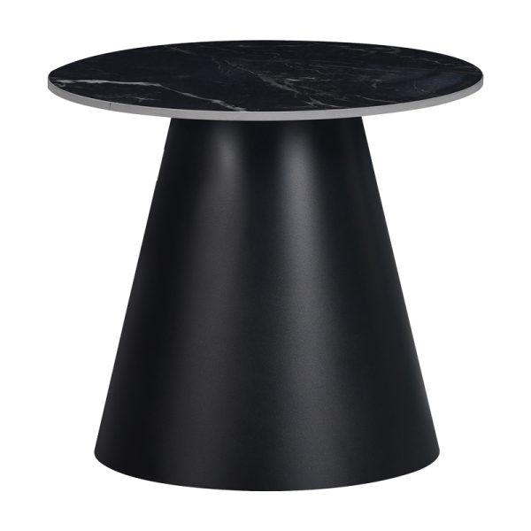 029 000314 4 Fabrin Inart side table black marble sintered stone-black metalIndoor furniture > Tables auxiliary