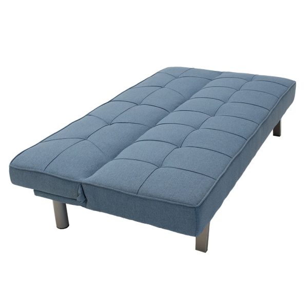 035 000024 2 3 seater sofa-bed Travis pakoworld with fabric in light blue color 175x83x74cmIndoor furniture > Sofas