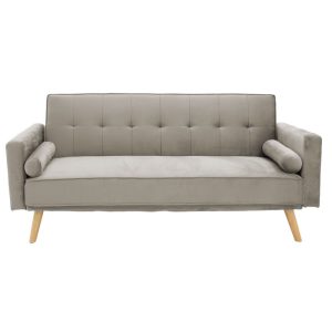 035 000066 2 3 seater sofa-bed Success pakoworld velvet grey 190x80x84 cmIndoor furniture > Sofas