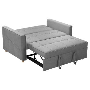 035 000072 3 2 seater sofa-bed Commit pakoworld fabric anthracite 142x93x90 cmIndoor furniture > Sofas
