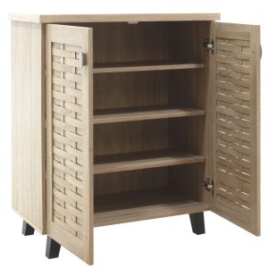 049 000001 3 Shoe cabinet MANTAM pakoworld 12 pairs sonoma 78x40x92 cmIndoor furniture > Shoe storage cabinet & cupboards