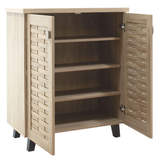 049 000001 3 Shoe cabinet MANTAM pakoworld 12 pairs sonoma 78x40x92 cmIndoor furniture > Shoe storage cabinet & cupboards