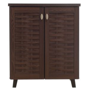 049 000003 4 Shoe cabinet MANTAM pakoworld 12 pairs walnut 78x40x92 cmIndoor furniture > Shoe storage cabinet & cupboards