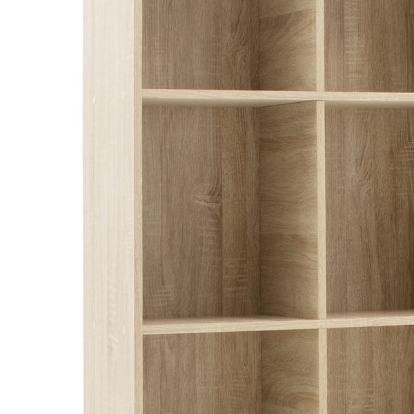 049 000045 2 Bookcase FIRENZE pakoworld in color sonoma 107x28,6x178cmIndoor furniture > Bookshelves