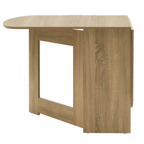 049 000058 3 Dining table Nadine pakoworld polymorphic-extendable color sonoma 160x80x76.5cmIndoor furniture > Dining Tables