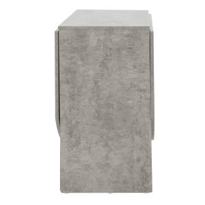049 000059 2 Dining table Nadine pakoworld polymorphic-extendable color grey antique 160x80x76.5cmIndoor furniture > Dining Tables