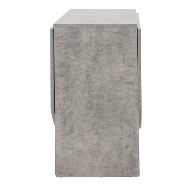 049 000059 2 Dining table Nadine pakoworld polymorphic-extendable color grey antique 160x80x76.5cmIndoor furniture > Dining Tables