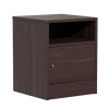 049 000071 Bookcase Lucinda pakoworld gray oak 120x29.8x180.5cmIndoor furniture > Bookshelves