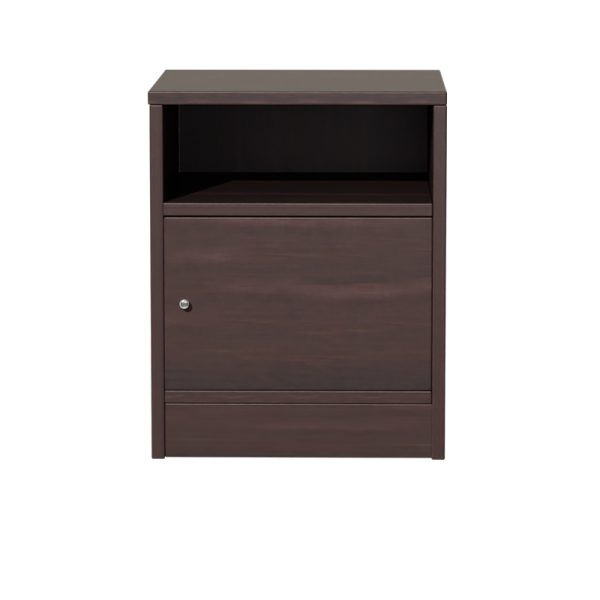 049 000071 2 Bedside Foly pakoworld with one drawer wanut 40x40x50cmIndoor furniture > Bedside tables