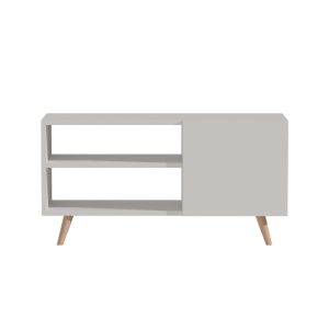 049 000078 2 TV cabinet Orianne pakoworld melamine white-natural 90x32x46cmIndoor furniture > TV stands