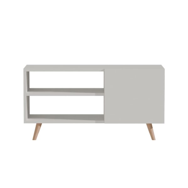 049 000078 2 TV cabinet Orianne pakoworld melamine white-natural 90x32x46cmIndoor furniture > TV stands